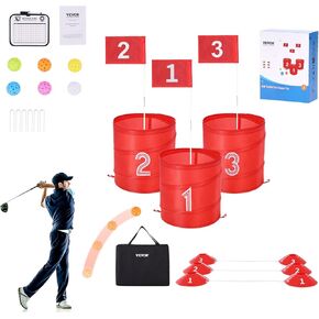 لعبة Vevor Backyard Golf Game ، 6 Hole Golf Course ، ألعاب Guvet Golf Game ، لعبة تقطيع الجولف للعائلة ، البالغين والأطفال ، لعبة غولف في الهواء الطلق المحمولة للعشب ، الفناء ، التخييم ، الحديقة ، الشاطئ