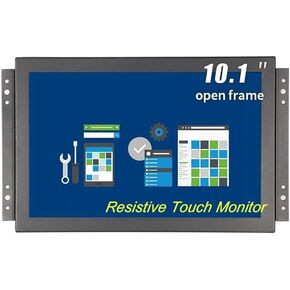 10.1 بوصة شاشة صناعية عالية السطوع 1000 NIT Sunlight دعم قابلة للقراءة HDMI/VGA/USB/BNC ، مكبرات صوت مدمجة مع مكبرات الصوت LCD عرض 1280 × 800 (بدون لمسة ، 10.1 بوصة) in Kuwait