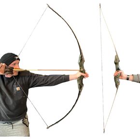 The Inspected Black Hunter Longbow by Shatterproof Archery