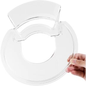 Pouring Shield for KitchenAid-Secure Pouring Shield with Removable Pour Spout for KitchenAid 4.5-5 Quart Tilt-Head Stand Mixers, Splatter Guard Fits for Stainless Steel, Glass, Ceramic Bowls