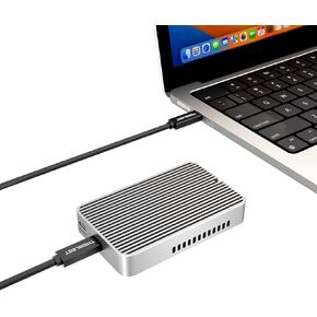 USB4 V2.0 80Gbps M.2 NVMe SSD Enclosure, Compatible with Thunderbolt 5, TB4, TB3