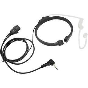 VOX Neck Mic Throat Microphone and Headset Tactical Walkie Talkie Earpiece Headphone for Motorola Talkabout t402 t600 1 Pin Radios