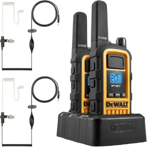 ميكروفون مكبر صوت عن بعد DEWALT DXFRSRM1 لـ DXFRS300 و DXFRS800 RADIE TALKIE ثنائية الاتجاه ، مقبس سماعة سماعة 2.5 مم