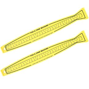 2 Pcs Fish Measuring Board - 32in/80cm Folding Fishing Ruler Fishing Measurement Ruler Crab Measuring Tool Lightweight Bump Board Measuring Ruler for Boat Kayak