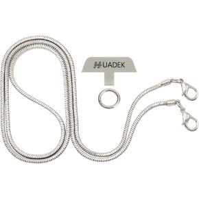 Snake Chain Phone Strap Universal Phone Lanyard Phone Strap Connector (Snake-Chain（Light Gold） F5)