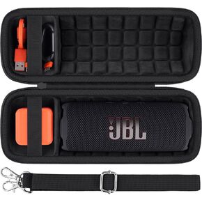 Hard Portable Case Compatible with JBL Flip 7/Flip 6 Portable Wireless Bluetooth Waterproof Speaker(Purple Case)