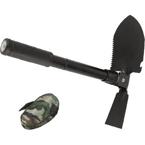 Folding Shovel with Carry Pouch Multitool Outdoor Folding Shovel
