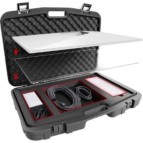 Starlink Gen 3 Protective Case – Waterproof Impact-Resistant Hard EVA Foam Protector with Secure Lock for Satellite Dish, Power Adapter, Kickstand & Accessories, Ideal for RV, Outdoor & Camping