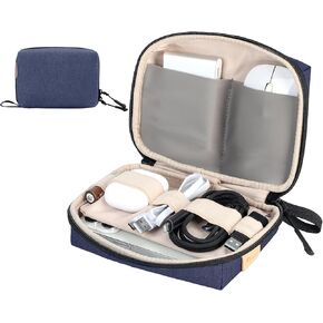 Cable Organizer Electronics Organizer for Travel Essentials Electronics Accessories Case Cords Chargers Power Bank USB Earbuds Portable Travel Bag for Business Office Commute Scratch Water-Resistant