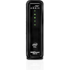 ARRIS (SBG10) - Cable Modem Router Combo - Fast DOCSIS 3.0 16 x 4 Gigabit & AC1600 WiFi, for Comcast Xfinity, Cox, Spectrum, 400 Mbps Max Internet Speeds