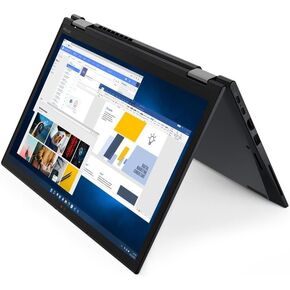 Lenovo ThinkPad X13 Yoga 2-in-1 Laptop with 13.3" Anti-Reflective Touchscreen, 4G LTE Fibocom WWAN, Integrated Pen, Core i5-1235U Processor, 16GB RAM, 512GB SSD, Fingerprint Reader, and Win 11 Pro