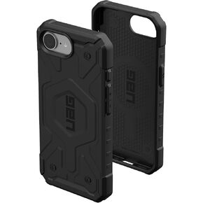 URBAN ARMOR GEAR UAG Designed for iPhone 16e Case Monarch Pro - Compatible with MagSafe Premium Carbon Fiber Inlay Rugged Military Grade Drop Proof Protective Cover, Titanium in Saudi Arabia