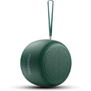 Small Portable Bluetooth Speaker Wireless, Mini Speaker with Loud Stereo Sound, 15 Hours of Continuous Play, with TF Card Slot, Built-in Mic (Black)