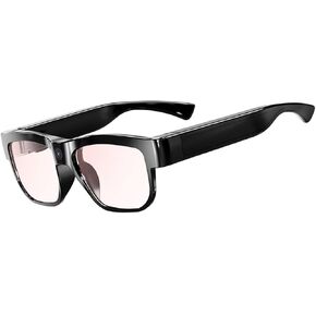 Camera Glasses Smart Glasses with Camera Outdoor Video Recording Wearable Glasses adpot USB Port for Driving Riding Training Hiking