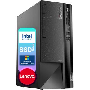 Lenovo ThinkCentre Business Desktop| Intel Quad-Core Processor | 64GB RAM | 1TB SSD & 1TB HDD | Support Upto 3 Monitors | HDMI & USB-C | Ethernet | Wi-Fi | Bluetooth | Keyboard & Mouse| Windows 11 Pro