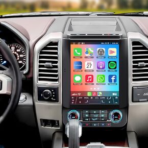 4+64 for Ford F150 2015-2020 & F250/F350/F450 2017-2022 Android 13 Car Stereo 8-core, 12.1 Inch IPS Touch Screen Car Radio with Wireless Carplay/Android Auto,GPS, WiFi, Bluetooth, FM, DVR,DSP
