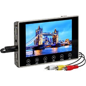 DigitPro VHS to Digital Converter 3.0, 5" Large Screen Video to Digital Converter, 4K HD Convert VCR HI8 8MM Tapes VHS Player DVD Camcorder Mini DV Cassette Tape Analog to Digital