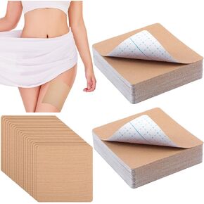 50 Pcs Thigh Lift Tape Waterproof Tummy Lifting Body Tape Elastic Anti Chafing Friction Adhesive Patches for Women Inner Thigh Sagging Loose Skin Flat Stomach Back Fat Belly