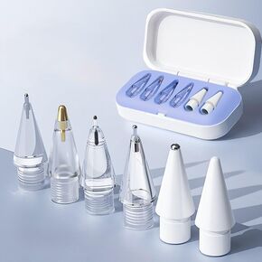 Replacement Pencil Tips for Apple Pencil Pro,Upgraded Pencil Tips Fit for Apple 2nd 1st Gen USB-C,Wear-Resistant & Precise Control Needle Pencil Tips with Case,IPad Pro Pencil Sets