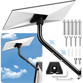 Starlink Gen 3 Mount, 360 Rotatable and Adjustable, Metal Mounting Kit, Wall Mount for Starlink Internet Kit Satellite