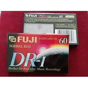 2 Sets FUJI DR-I 60 Minute Audio Cassette Tape Normal Bias