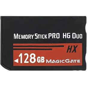 HX 128GB Memory Stick Pro-HG Duo High-Speed Memory Card - Compatible with PSP and Digital Cameras