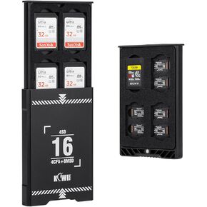 Kiwifotos 12 Pack Cfexpress type-A CASE CASE AMMIMERN
