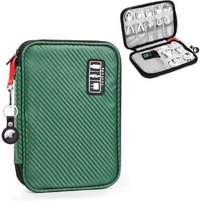 Luxtude Cable Organizer Bag, Travel Cord Organizers Bags, Electronic Organizer Travel Case, Portable Charger Organizer Case, Compact Tech Bags & Wire Pouch, Cable & Cord Storage