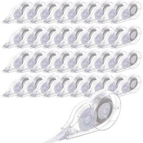 BESARME 36 Pack White Out Correction Tape, 39 Feet Each Whiteout Tape Easy To Use Applicator for Instant Corrections Whiteout Roller for Students Office Supplies, 1/5 X 472 Inches