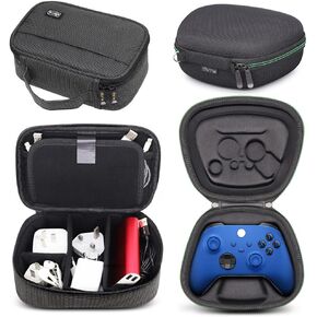 شحن Sisma شحن الشحنات بطارية منظم السفر + Xbox Series X | S Controller Case
