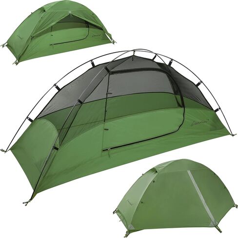Clostnature Crux Lightweight Tent for Backpacking - 1/2/3/4 Person Ultralight Backpacking Tent, Waterproof Easy Setup Camping Tent, Hiking Tent for Outdoor, Hiking and Mountaineering in Kuwait