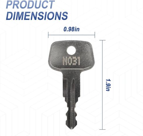 N030 Key for Thule Key Replacement,Fits for Thule Roof Rack Accessories,Car Ski Rack,Crossbars Key Etc(2PCS) in Saudi Arabia
