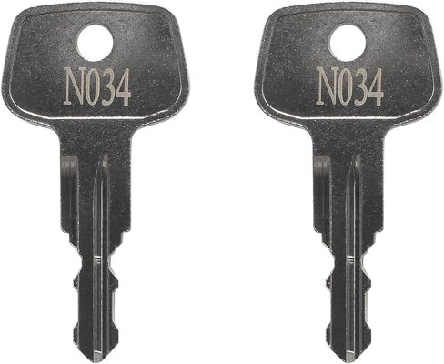 N030 Key for Thule Key Replacement,Fits for Thule Roof Rack Accessories,Car Ski Rack,Crossbars Key Etc(2PCS) in Saudi Arabia