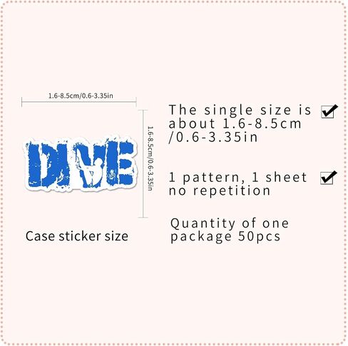 Swimming Stickers, 50Pcs Cartoon Swim Exercise Workout Fitness Vinyl Decals for Laptops Scrapbook, Zumkjde Luggage Phone Guitar Swimmer Sports Gifts for Kids Girls Boys in Saudi Arabia