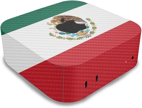 Carbon Fiber Skin Compatible with Apple Mac Mini M4 (2024) - Weed - Premium 3M Vinyl Protective Wrap Decal Cover - Easy to Apply | Crafted in The USA by MightySkins in Saudi Arabia