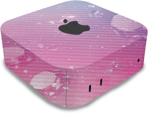 Carbon Fiber Skin Compatible with Apple Mac Mini M4 (2024) - Weed - Premium 3M Vinyl Protective Wrap Decal Cover - Easy to Apply | Crafted in The USA by MightySkins in Saudi Arabia