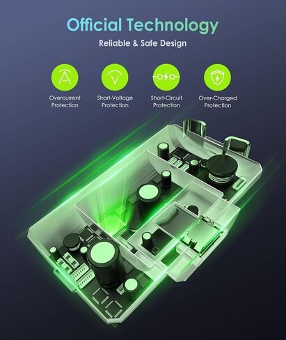 Rechargeable Xbox Battery Pack Compatible with Xbox Series X|S, Xbox One/One S/One X/Elite Controllers, 1400mAh Xbox Controller Battery Pack Rechargeable with USB Cable, Play While Charging,White in Saudi Arabia