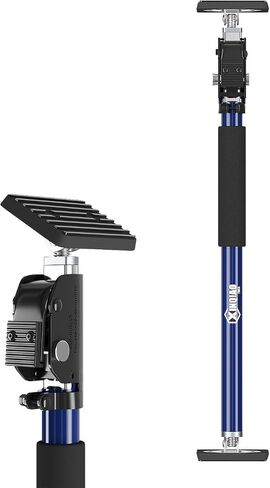 XINQIAO Adjustable Support Pole, Premium Steel Support Rod with 154 LB Capacity, Ideal for Cabinet Installing, 3rd Hand Support System, Cabinet Jacks Cargo Bars Drywalls, 63 in to 114.2 in, 1 PC in Kuwait