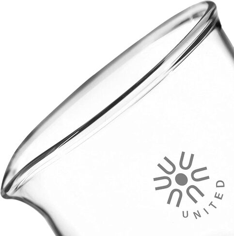 United Scientific™ BG1000-10000 Borosilicate Laboratory Grade Glass Beakers| Griffin Style Low Form Beaker | Graduated with Spout | Designed for Laboratories & Chemistry Classrooms| 10000mL Capacity in Saudi Arabia