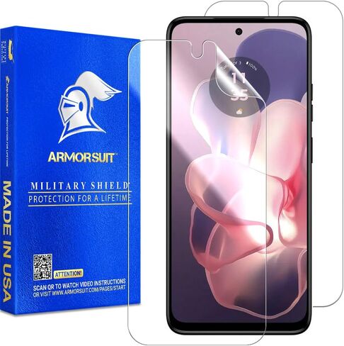 ArmorSuit 2+2 Pack Screen Protector for Motorola Razr+/Plus 2024 Case Friendly MilitaryShield HD Clear Film - Made in USA in Saudi Arabia