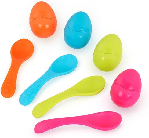 ب. تويز - لعبة الرمي الدائري - داخلي وخارجي - Sling-a-Ring Toss - 12 قطعة - 5 أوتاد و5 حلقات ملونة - للأطفال الصغار والأطفال - 3 سنوات فما فوق in Kuwait