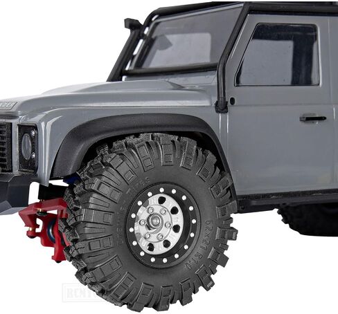 RC 1.0 في إطارات حافة العجلات لـ 1/18 1/24 TRX4M محوري SCX24 FMS FCX24 RC CRAWLER CAR ، الألومنيوم 4pcs 1.0 بوصة حافة الإطارات المطاطية الناعمة ، التيتانيوم in Saudi Arabia