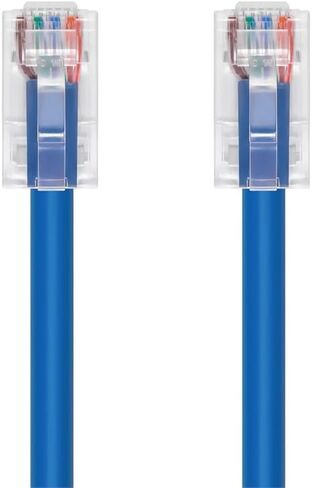 كابل تصحيح Monoprice Cat6A - 50 قدم - أسود | 26AWG، 10G، موصل نحاسي مكشوف، موصل نحاسي مطلي بالذهب، RJ45، كابل إيثرنت بدون تشغيل in Saudi Arabia