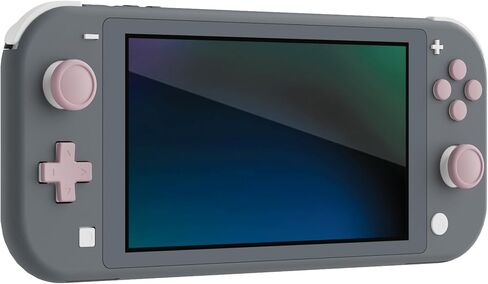 PlayVital Silicone Button Covers and Thumb Grip Set for Nintendo Switch/OLED Joycon/Switch Lite, ABXY Directional Key Button Caps for Nintendo Switch/OLED/Lite with Switch Lite D-Pad Button Cap, Pink in Saudi Arabia