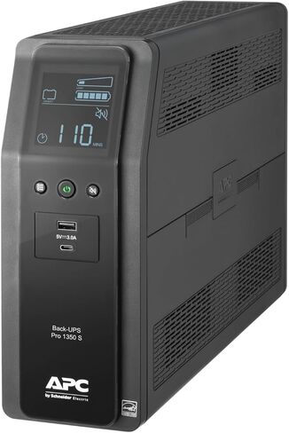 APC UPS 1000VA Sine Wave UPS Battery Backup & Surge Protector, Backup Battery Power Supply with AVR, (2) USB Charger Ports, BR1000MSR (Renewed) in Saudi Arabia