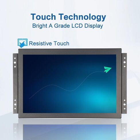 10.1 بوصة شاشة صناعية عالية السطوع 1000 NIT Sunlight دعم قابلة للقراءة HDMI/VGA/USB/BNC ، مكبرات صوت مدمجة مع مكبرات الصوت LCD عرض 1280 × 800 (بدون لمسة ، 10.1 بوصة) in Kuwait