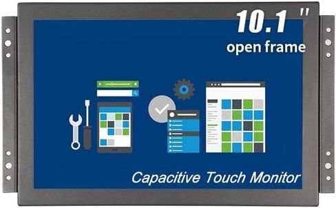 10.1 inch Industrial Monitor High Brightness 1000 nit Sunlight readable Support HDMI/VGA/USB/BNC Interface, Built-in Speakers with Speakers LCD Display 1280X800 (Without Touch, 10.1 Inch) in Saudi Arabia