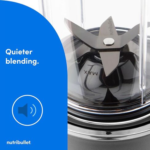 نظام مطبخ Nutribullet® Ultra Plus+ 3-1 ، نظام مطبخ 1200 واط مع خلاط ومعالج طعام وطاحونة القهوة والتوابل ، 32 أوقية و 24 أوقية كوب مزج ، معالج طعام 2-كوب ، رمادي Gunmetal in Kuwait