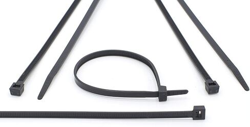 THE CIMPLE CO 11 inch Grey Nylon Zip Ties (Wire, Cable Ties) - Strong - Indoor and Outdoor Rated - No Tools Needed, 100 Pack in Saudi Arabia