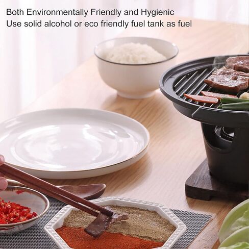 Mini Portable Camping Grill Stove Tabletop Barbecue Grill, Japanese BBQ Grill Pan for Camping Picnic Home Electric Grills Indoor Grills & Griddles (HN-BBQ18D) in Kuwait